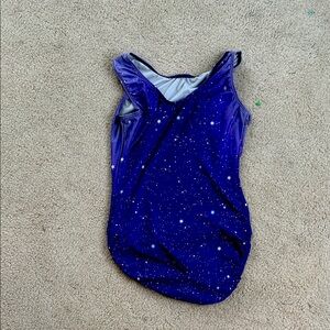Starry Night Blue Kids leotard
